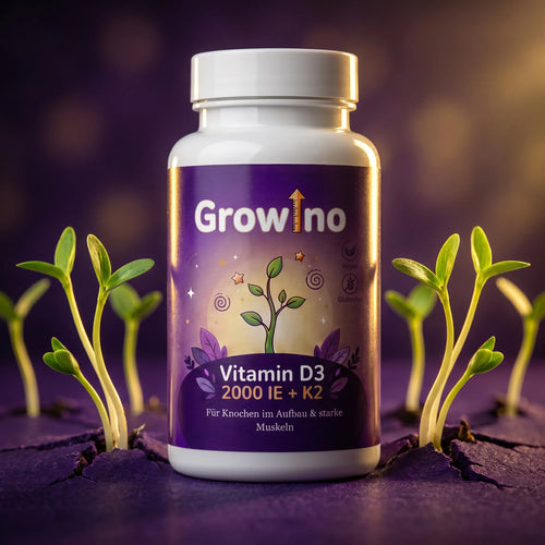 Growino – Vitamine D3 + K2 MK-7